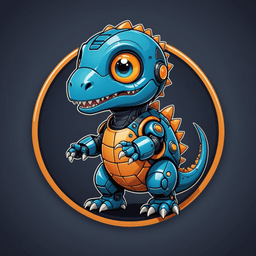 Cyber Dino badge 3