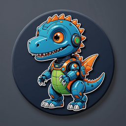 Cyber Dino badge 4