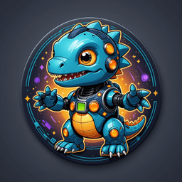 Cyber Dino badge 5