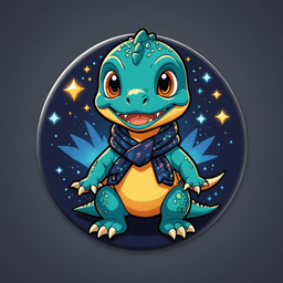 Anime Dino badge 2