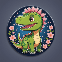 Anime Dino badge 4