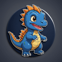Anime Dino badge 5