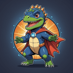 Anime Dino badge 7