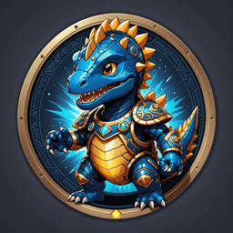 Anime Dino badge 8