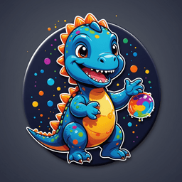 Artist Dino badge 3