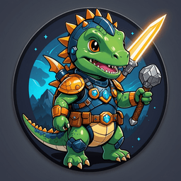 Artist Dino badge 8
