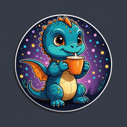 Night Dino badge 3
