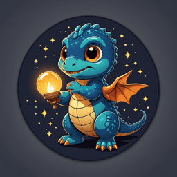 Night Dino badge 5