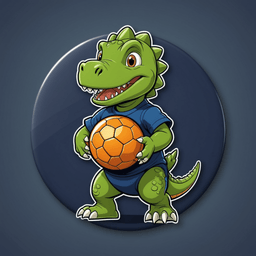 Football Dino badge 3