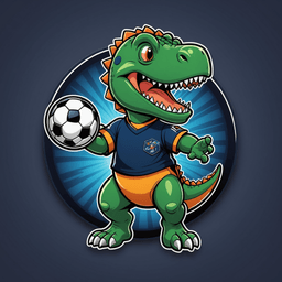 Football Dino badge 5