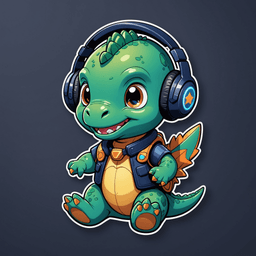 Gamer Dino badge 2