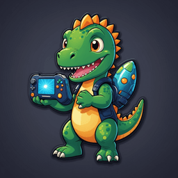 Gamer Dino badge 4