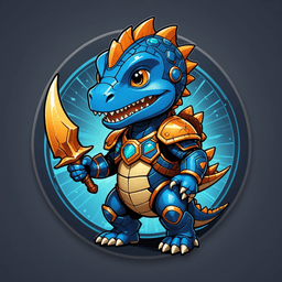 Gamer Dino badge 8