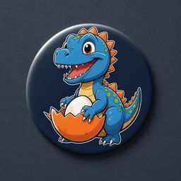 Meme Dino badge 2