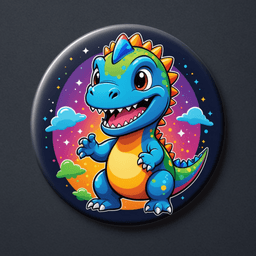 Meme Dino badge 3