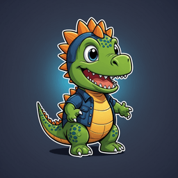 Meme Dino badge 5