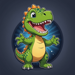 Meme Dino badge 6