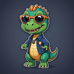 Meme Dino badge 7