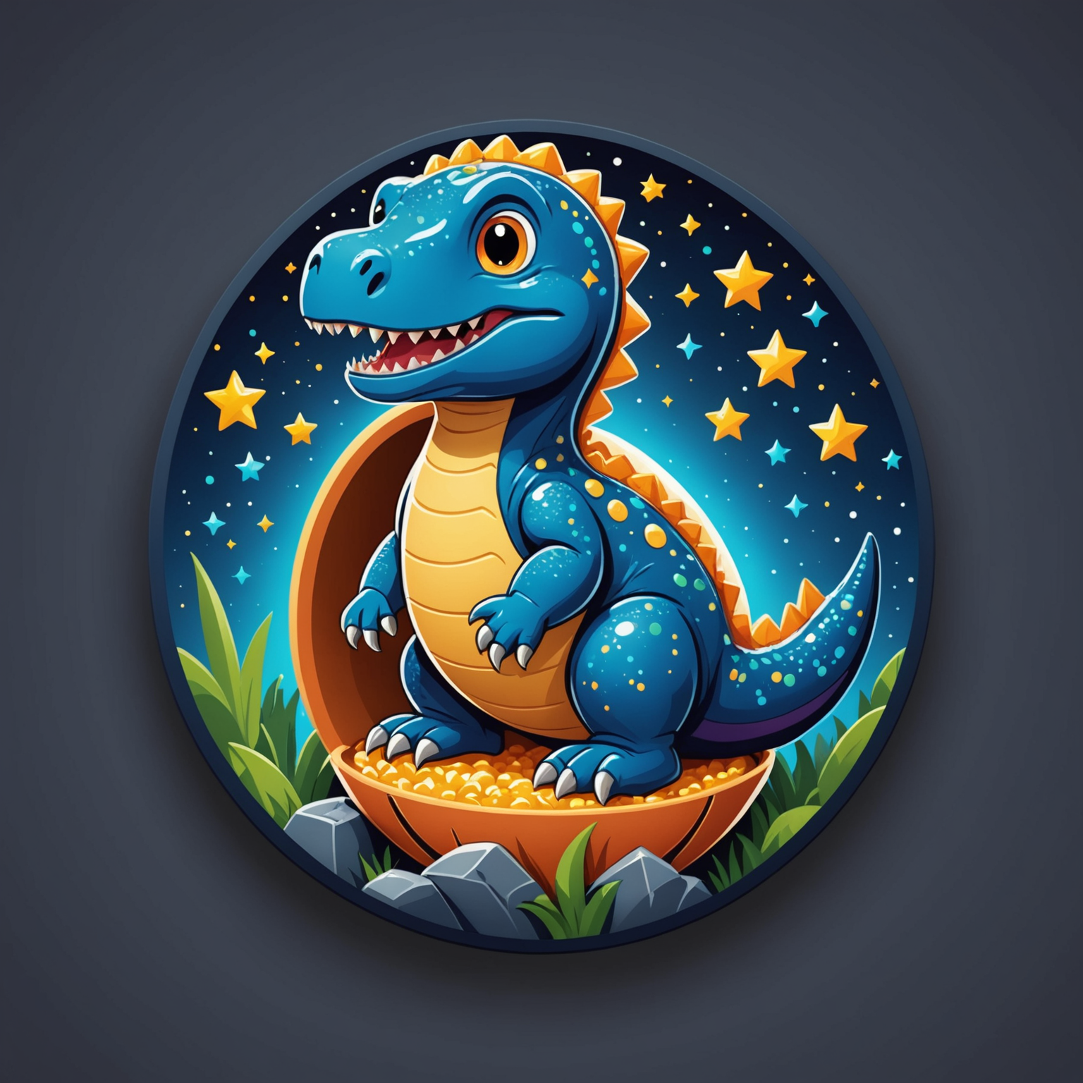 Movie Dino badge 2