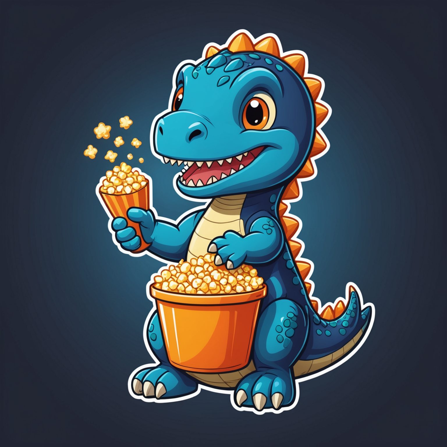 Movie Dino badge 3