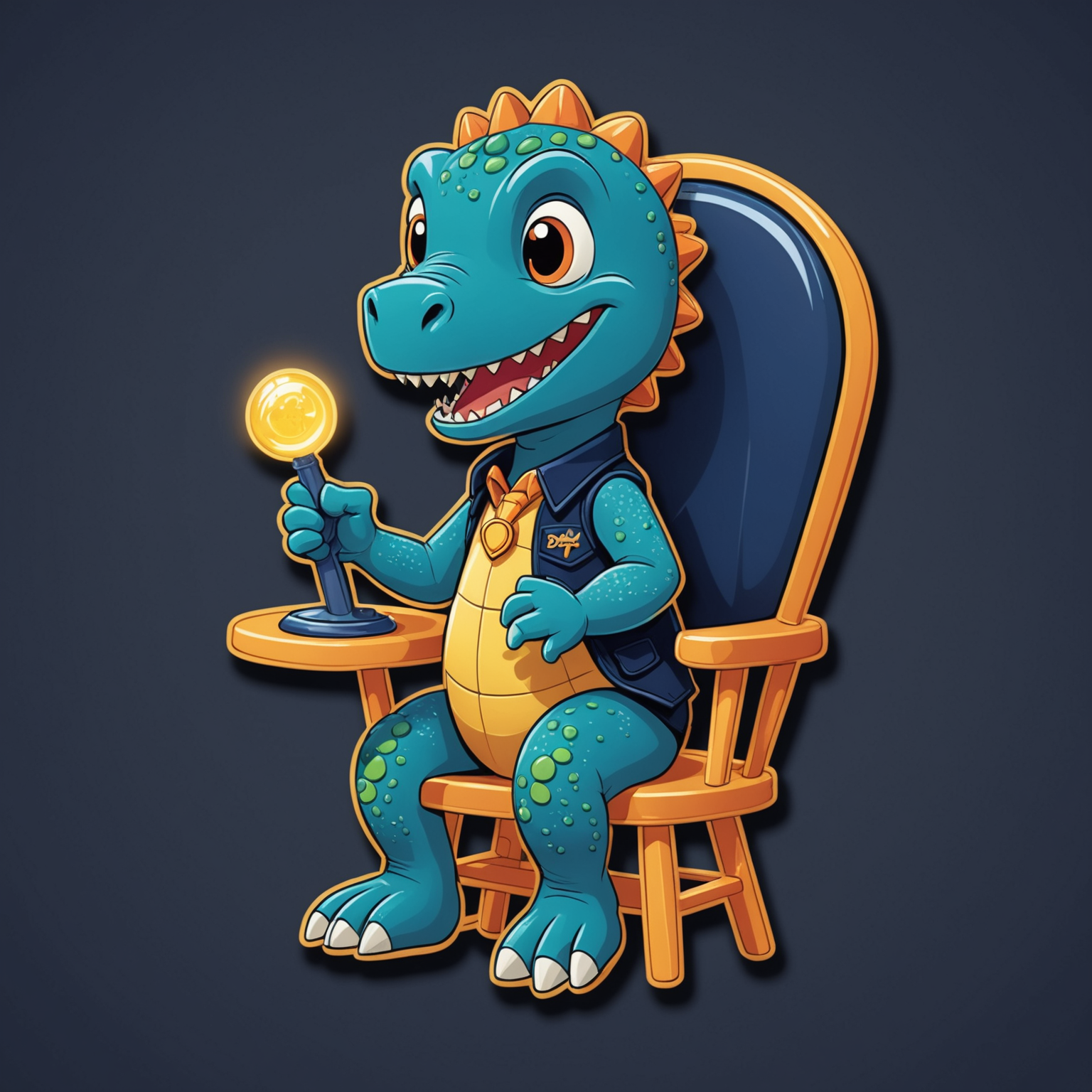 Movie Dino badge 4
