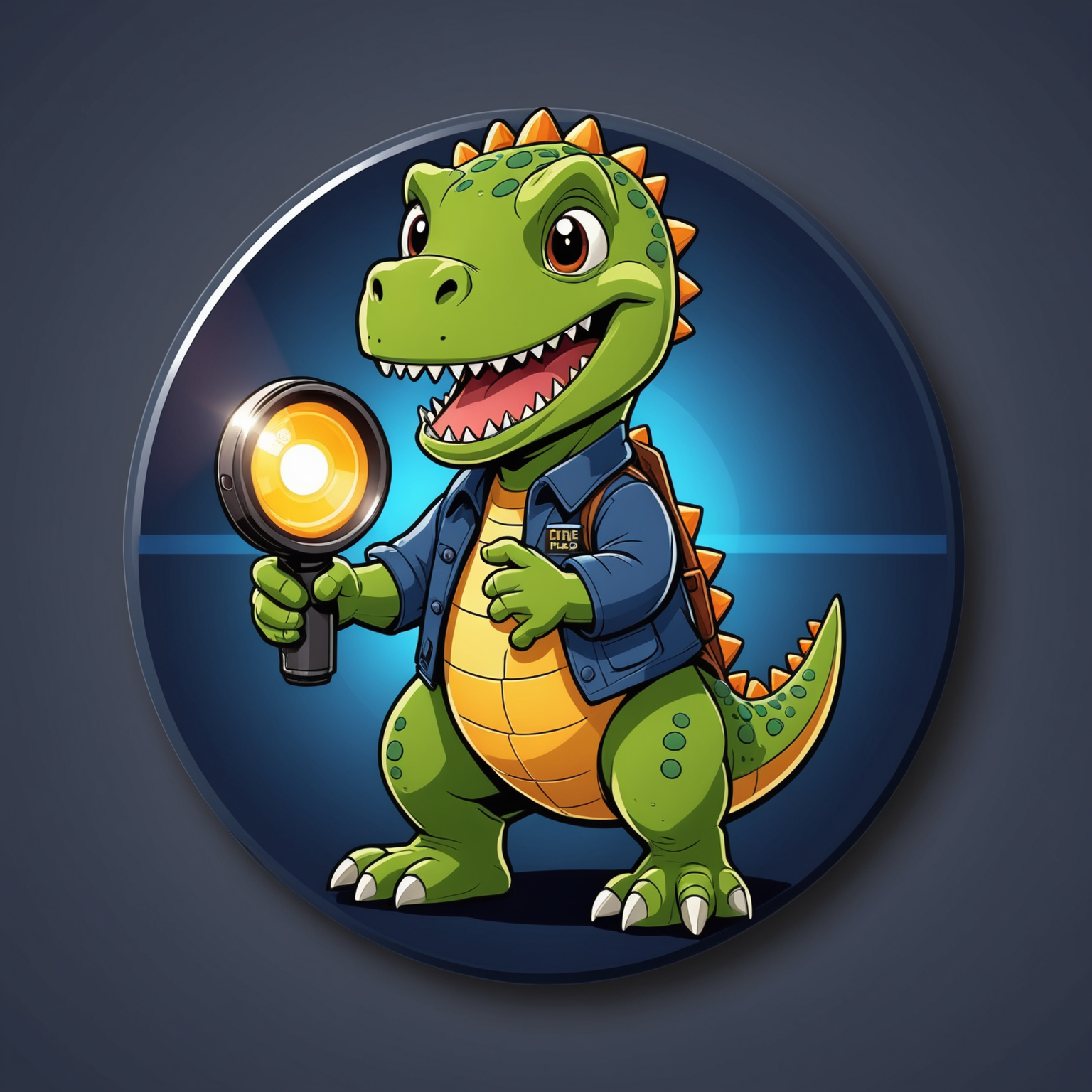 Movie Dino badge 5