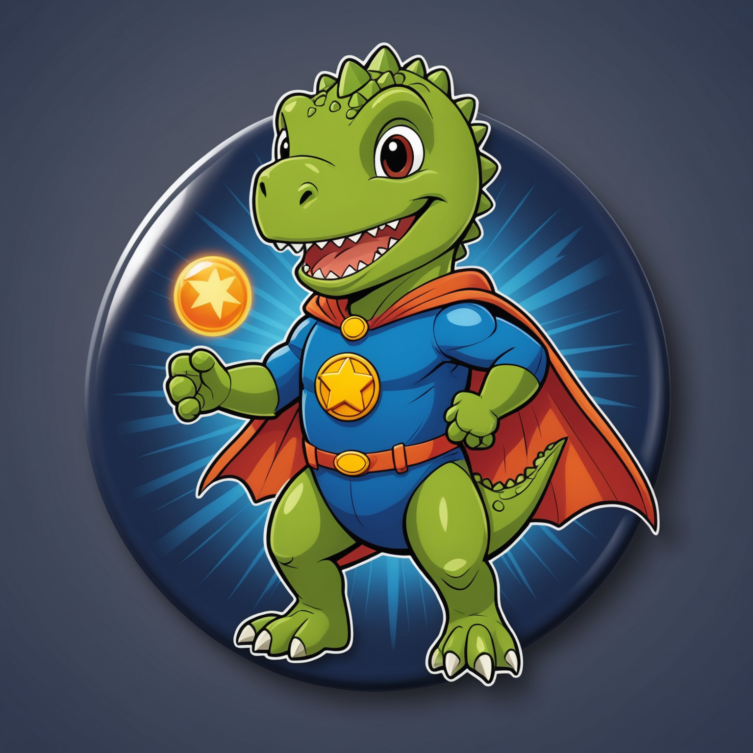 Movie Dino badge 6