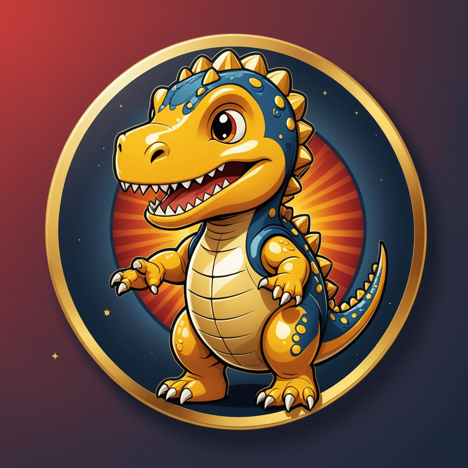 Movie Dino badge 8