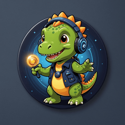 Music Dino badge 2