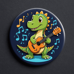 Music Dino badge 3