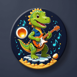 Music Dino badge 4