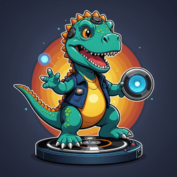 Music Dino badge 7