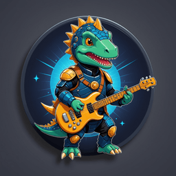 Music Dino badge 8