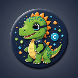 Coder Dino badge 2