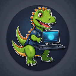 Coder Dino badge 5
