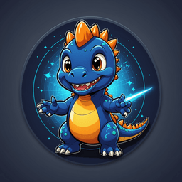 Coder Dino badge 7