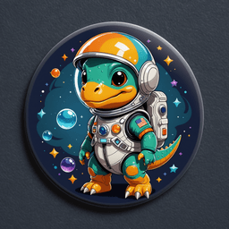 Astro Dino badge 2
