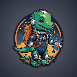Astro Dino badge 3