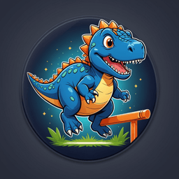 Athlete Dino badge 4
