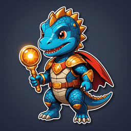 Athlete Dino badge 8